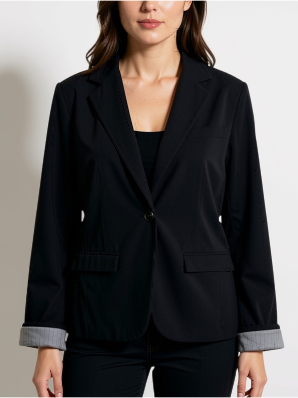 Apt. 9 Black Single-Button Women's Blazer